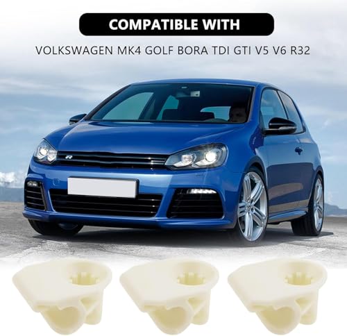 SHSHbuy 12 Stück Bremsschlauch Clip,Auto-bremsschlauch Schellen,Bremsleitungshalter Bremsleitung Clips für VW MK4 Golf Bora X6 Tdi Gti V5 V6 R32