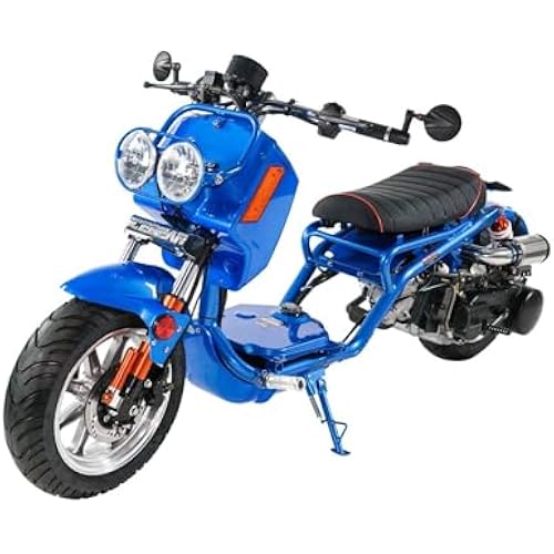 Reckless 50CC GEN IV – 50cc Ruckus-Style Scooter with 49cc GY6 Engine, Automatic Transmission, LED Lights, Digital Speedometer, Street-Legal, Stylish, and Smooth to Ride.