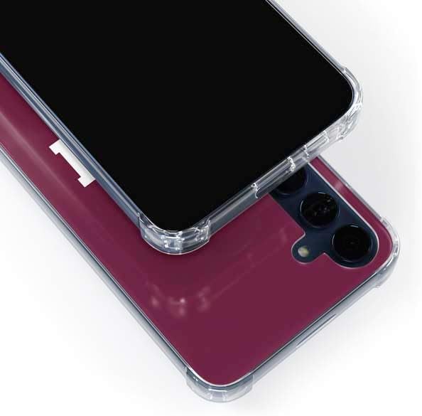 Skinit Clear Phone Case Compatible with Galaxy S24 - Officially Licensed Texas A&M University TAM Design