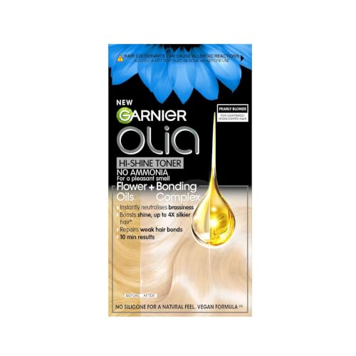 Garnier Garnier Olia 10.02 Pearly Toner: Hi-Shine, Neutralises Brassy Tones, For Luminous, Blonde, 243g – Image 2