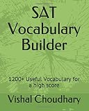 SAT Vocabulary Builder: 1200+ Useful Vocabulary for a high score
