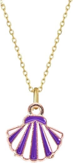 Rack Jack Y2K Charm Pendant - Sea Shell - Purple