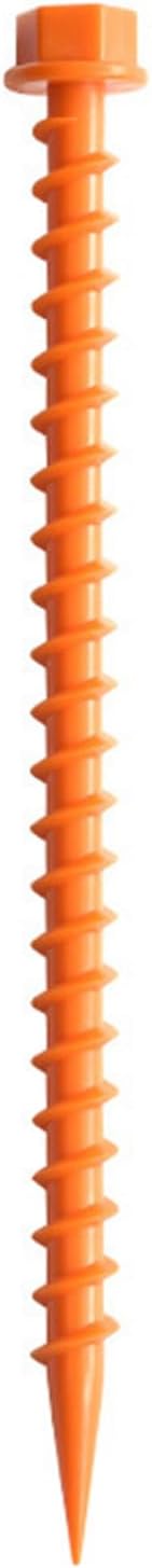 Camping Gear, 10Pcs Tent Nails, Tent Stake Pegs Pegs Ground, Tent Hard Ground Pegs, Screw in Tent Pegs for Camping