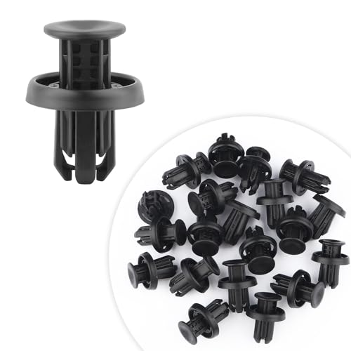 20PCS Car Front Bumper Clips Compatible with Honda & Acura Push Type Car Clips Replacement Car Accessories OEM#91505-TM8-003 Plastic Clips Retainers for Front Bumper Cover & Fender