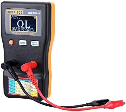 Signstek MESR-100 V2 Auto Ranging in Circuit ESR LCR Meter Capacitor / Low Ohm Meter Up to 0.01 to 100R, Support in Circuit Testing