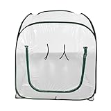 Mini Greenhouse Outdoor - Plant Cover | Clear Shelter with Foldable Frame, Garden Protection Tent with Weather Shield, Yard Category Grow Aid, Flower Pot Warm House for Patio Balcony