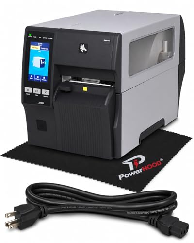 Image of ZT411 Industrial Label Printer, Barcode Label, Shipping Labels Thermal Transfer, 4 Inch 203 DPI, 14 IPS High Speed, Ethernet USB Bluetooth, Metal Frame, ZT41142-T210000Z