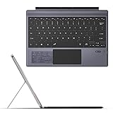Se adapta a tus necesidades: Tanto si estás acostado en la cama como sentado en la oficina, nuestro teclado Bluetooth cuenta con un diseño ergonómico que se puede ajustar fácilmente a muchas posiciones gracias a su estabilidad magnética. Elige el ángulo correcto, trabaja en el regazo, en el avión o en el escritorio, y haz que tu día sea un juego de niños