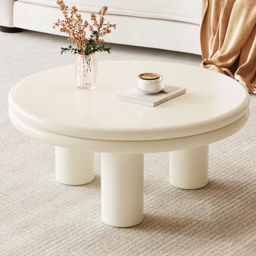 Table basse ronde Miuuod 85cm table centrale de salon minimaliste - 2