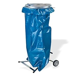 Müllsackständer Müllsackhalter Müllbeutelständer Mülleimer Abfalleimer 120 L für Veranstaltungen Parkplatz Garage Werkstatt