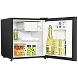 1.7 Cu. Ft. Mini Refrigerator with Chiller Compartment in Black