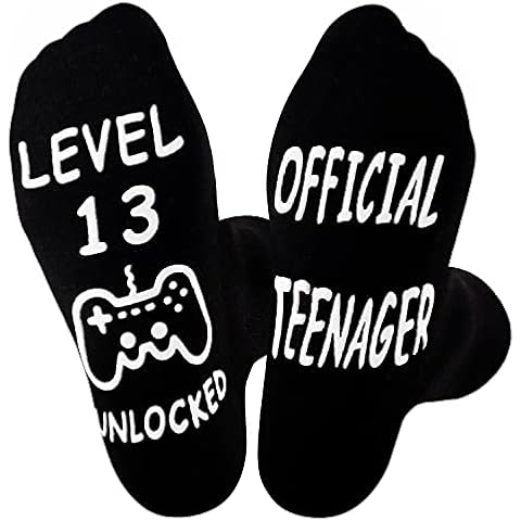 Jeasona 13 Year Old Birthday Socks for Boys Cover