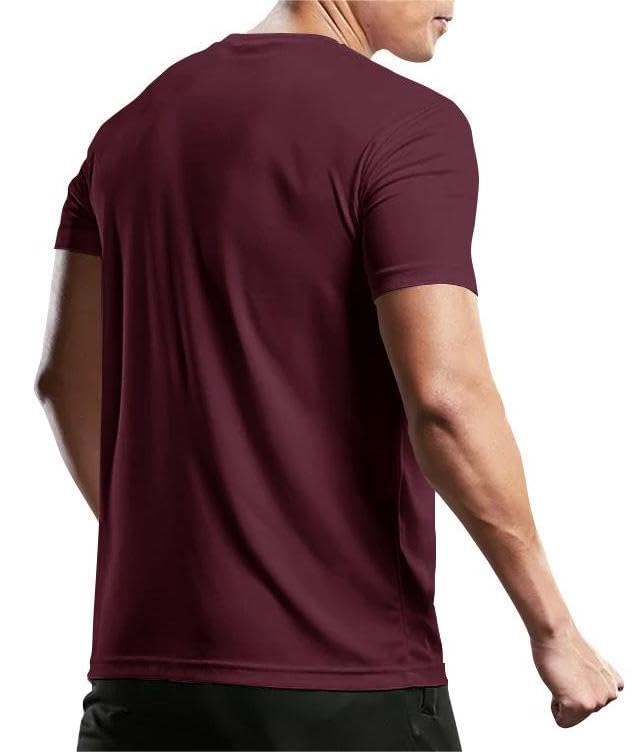 Image of Noble Monk Men's Regular Fit T Shirt |Half Sleeves |Round Neck | Casual T-Shirt for Me