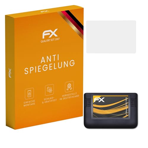 Lámina antirreflejos Wacom Cintiq 12WX protector de pantalla amortiguador FX atFoliX 2X