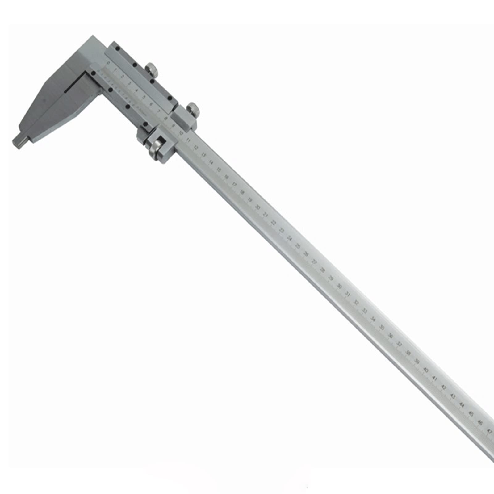 Calibradores digitales de 500 mm, calibrador Vernier de 20 pulgadas, calibre deslizante de acero con estilo de punta de 0 a 500 mm de mandíbula larga, herramienta de calibre de medición