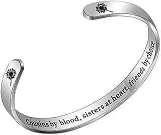 Cousins Bracelets Family Gifts for Christmas Birthday Thanksgiving Women Bracelets Bangles