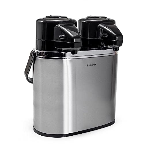 Garrafa Térmica Inox Leite 1,6L e Café 1,6L Termopro