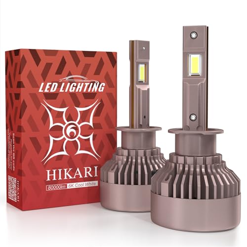 HIKARI WINGS H1 Fog Light, 50000LM Pure White 6000K LED