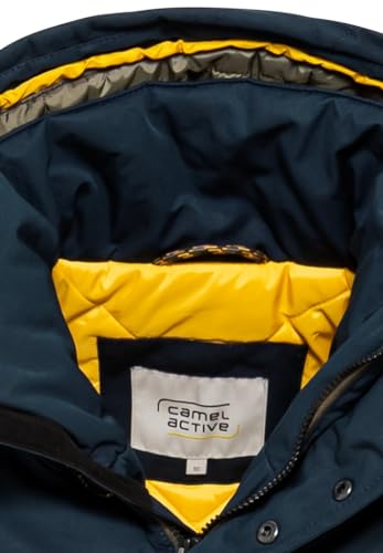 Jacket homme camel active teXXactive parka multipoches bleu imperméable