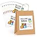 SEPGLITTER 48 Pieces Back to School Stickers, 4 Inch Welcome Back to School Labels Stickers Paper Present Tags Stickers for Gift Bags Box Water Bottles Teacher Classroom Back to School Decorations