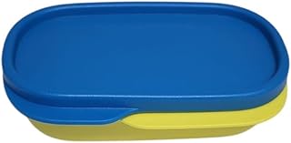 Tupperware Fiambrera to Go Clevere Pause de 550 ml, fiambrera con divisor Eco+ School (turquesa y lila, 120 ml)