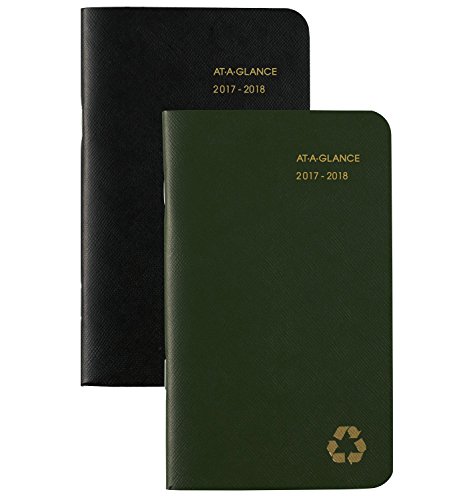 AT-A-GLANCE Monthly Planner / Appointment Book 2017 - 2018, Pocket Size, 24 Months, 3-5/8 x 6-1/16 AT-A-GLANCE Monthly Planner / Appointment Book 2017 - 2018, Pocket Size, 24 Months, 3-5/8 x 6-1/16