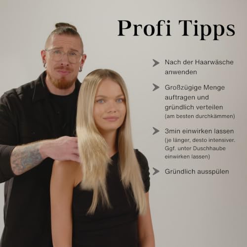 NEQI Glossing Haare Blond Kühl - Anti Gelbstich Maske mit Milchsäure AHA – Ansicht 6