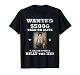 Wild West American Outlaw: Billy The Kid T-Shirt