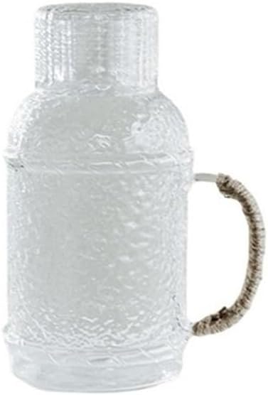 Tea Set 2200ml Glass Water Pitcher Carafe With Lid Heat Resistant Kettle With A Cup For Hot Cold Brew Iced Tea Juice Teapot Set