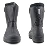 Groundwork Originals Mens Mid Calf Water Resistant Snow Rain Thermal Fur Fleece Lined Winter Mud Mucker Farm Yard Boots (10 UK, Black PU, numeric_10) #3