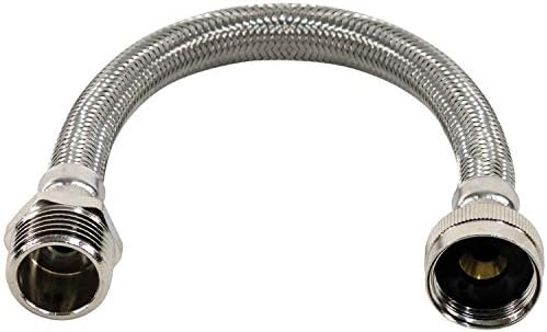 Certified Appliance WI12SSFM Braided Stainless Steel Water-Inlet Hose