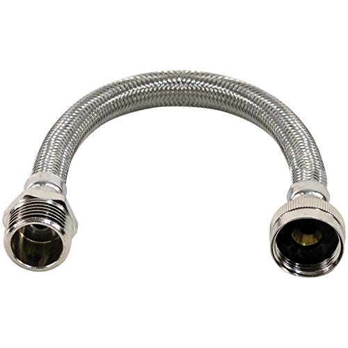 Certified Appliance Accessories Wi12Ssfm Braided Stainless Steel Water-Inlet Hose, 1Ft #TOP1