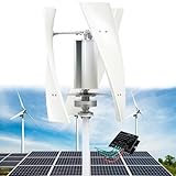 6000W Niedriggeräusches Home Vertikaler Windergie Turbinen Generator Kit 24V 48V 220V Coreless Niedrige Drehzahl Aufrechte Windmühle Mit Controller für Haus, Gartenbeleuchtung, Solarwind-System