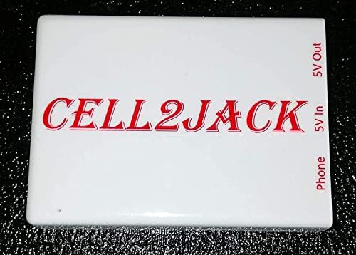 CELL2JACK - Cellphone to Home Phone Adapter, Make and Receive Cell Phone Call on Your landline Phone Free - Cell Phone to Landline Dock - Cell to Landline Converter - 2