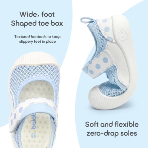 Image of Balabala Baby Toddler Walking Shoes Boys Girls Slip On Sandals Kids Water Shoes Barefoot Shoes Breathable Mesh Lightweight