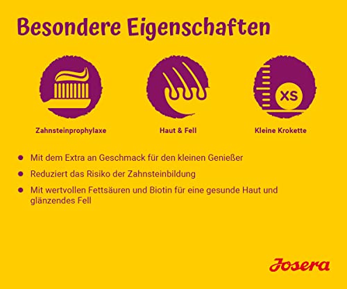 JOSERA Miniwell (1 x 15 kg) | Adult Mini | Premium Trockenfutter für ausgewachsene Hunde Kleiner Rassen | Geflügel & Reis | Kleine Kroketten | extraverträglich | weizenfrei | Hundefutter | 1er Pack