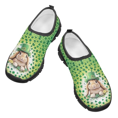 Girls Slip On Shoes Little Kids Athletic Shoes St. Patrick's Day Shoes3