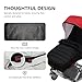 Universal Stroller Footmuff for Baby, Winter Baby Stroller Bunting Bag, Warm Soft Ultra-fine Fleece Stroller Sleeping Bag for Cold Weather, Waterproof & Windproof, Footmuff Blanket Must Have