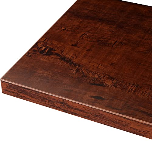 Superjare 23.6 X 7.9In Floating Shelves, Set Of 2, Wall Mounted Shelves For Storage, Hanging Book Shelves With Brackets For Bedroom/Living Room/Kitchen/Office/Bathroom - Cherry Walnut #TOP6