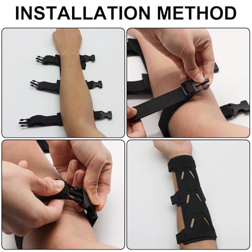 lenpestia Archery Arm Guard, Adjustable Bow Armguard, Archery Bracer, Archery Forearm Protector, Archery Arm Guard for Unisex, Arm Guard for Archer Hunter Fits Youth & Adults by lenpestia - Image 3