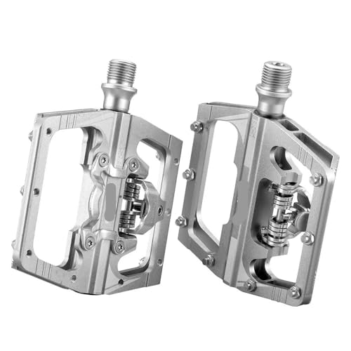 Pédales de vélo M215 robustes en aluminium double fonction