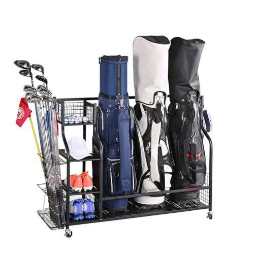 Rangement sac de golf extra large avec étagères modulaires - 2