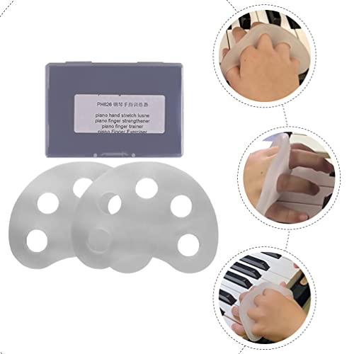 ARTIBETTER 2pcs Professional Piano Finger Trainer PRÁTICO PRÁTICO DO DIS DE DEPINADORES