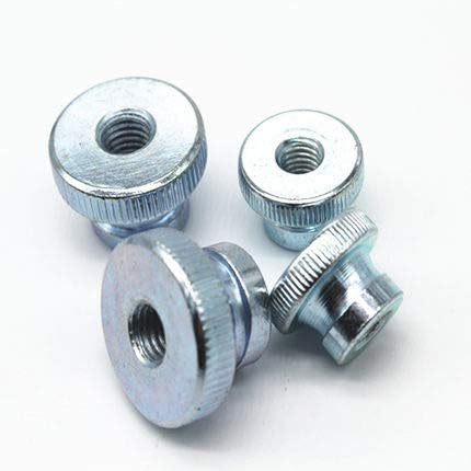 M3 M4 M5 M6 M8 M10 High head Thumb Nut Knurled Double layer Nuts Screw Galvanized - (Size: M3(10pcs))