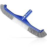 MOAZIFI Poolbürste, Blaue Pool Bürste für Effiziente Pool Reinigung, 43 cm x 15.5 cm, Leicht und Langlebig, Ideal für Wände, Böden und Ecken, für Poolwand und Poolboden,Reinigen von Schmutz und Moos