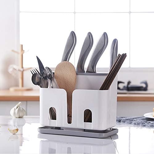 Creative Multifunctional Hollow Kitchen Storage Organizer Holder Rack for Chopsticks Knife Tableware Kitchen Accessories (Color : A) (B)