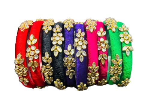 See full amazon price history chart for IJYA Sihan Handicrafts Kundan Work Silk Thread Bangle For Women Girls 10 PC Set Wedding & Festive Occasion Handmade Multicolored Chuda Chudi (2.4) IJYA Sihan Handicrafts Kundan Work Silk Thread Bangle For Women Girls 10 PC Set Wedding & Festive Occasion Handmade Multicolored Chuda Chudi (2.4) (B09RW242R5) Amazon Price History, Amazon Price Tracker