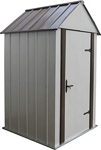 Arrow Designer Metro Shed, Java Sand, 4 x 4 ft.