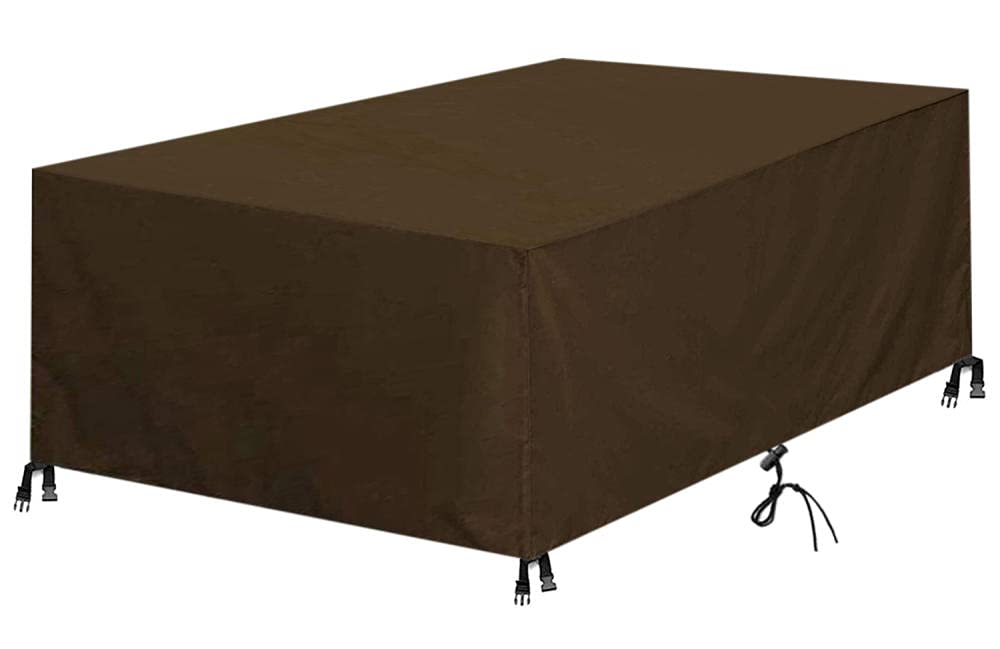 Copertura per Mobili da Giardino,420D Oxford Telo Impermeabile Anti-UV Antivento, per mobili da giardino, sedie, tavoli