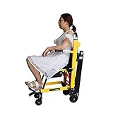 HJJH Treppenlift, Klettern Rollstuhl Electric, Raupen Stair, Polaroid-Patient/Fracht treppauf und treppab, Behindertenhilfen, kann nach Oben und unten Treppen steigen